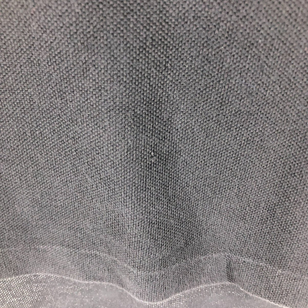 Ralph Lauren POLO by RALPH LAUREN CUSTOM FIT short sleeve polo shirt, men's size L cotton black type Vintage Second Hand