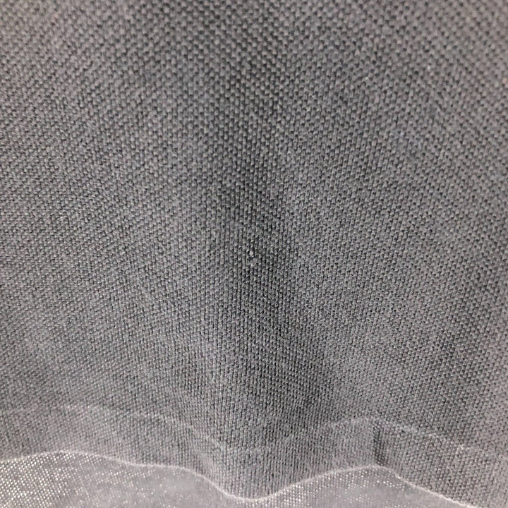 Ralph Lauren POLO by RALPH LAUREN CUSTOM FIT short sleeve polo shirt, men's size L cotton black type Vintage Second Hand