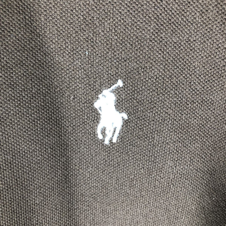 Ralph Lauren POLO by Ralph Lauren short sleeve polo shirt, men's XL size cotton brown type Vintage Second Hand