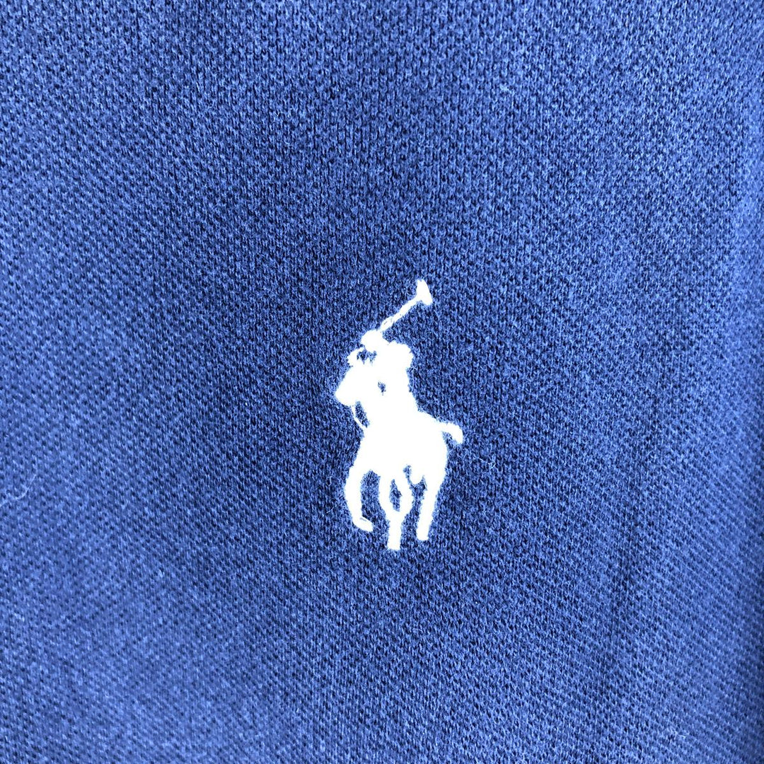 Ralph Lauren POLO by Ralph Lauren short sleeve polo shirt, men's size M cotton navy blue type Vintage Second Hand