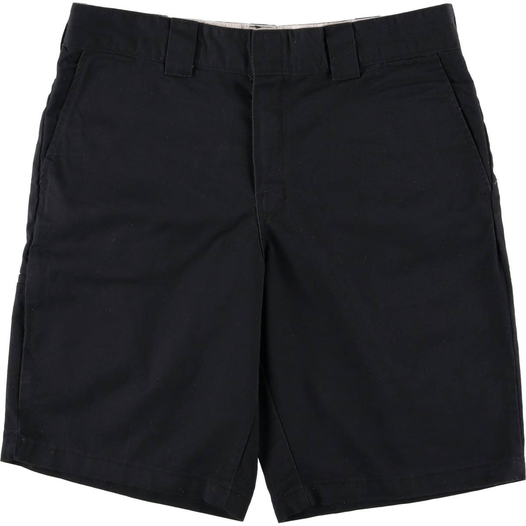 Dickies Relaxed Fit Work Shorts, Half Pants, Men's, W35 equivalent polyester black type Vintage Second Hand