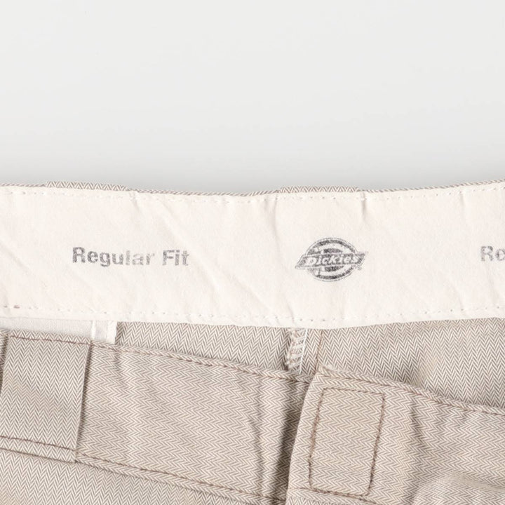 Dickies Regular Fit Herringbone Work Shorts, Half Pants, Men's, W36 equivalent unclear Beige type Vintage Second Hand