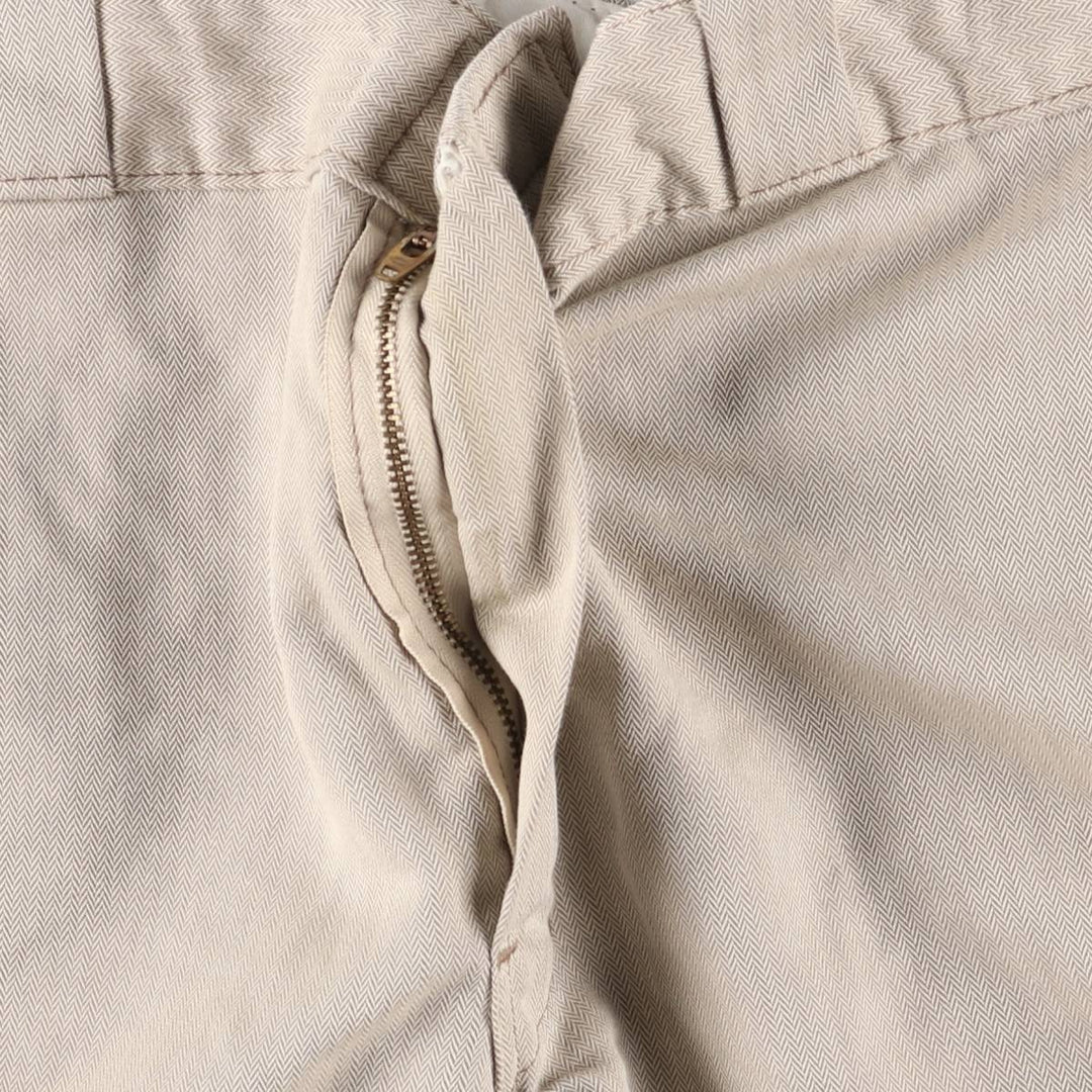 Dickies Regular Fit Herringbone Work Shorts, Half Pants, Men's, W36 equivalent unclear Beige type Vintage Second Hand