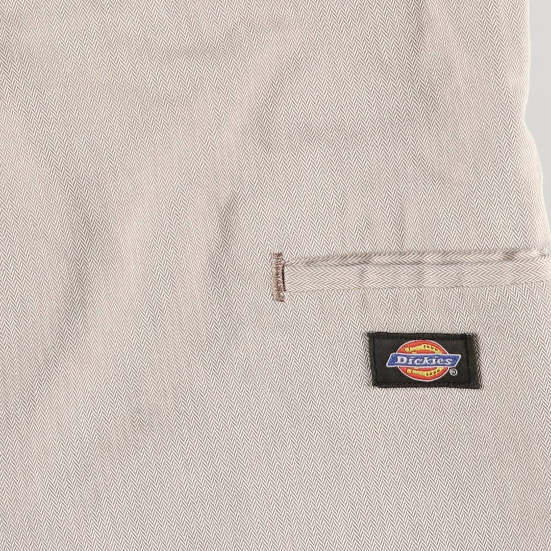 Dickies Regular Fit Herringbone Work Shorts, Half Pants, Men's, W36 equivalent unclear Beige type Vintage Second Hand