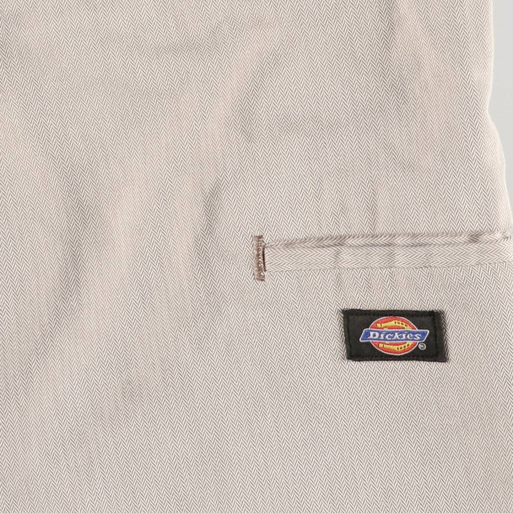 Dickies Regular Fit Herringbone Work Shorts, Half Pants, Men's, W36 equivalent unclear Beige type Vintage Second Hand