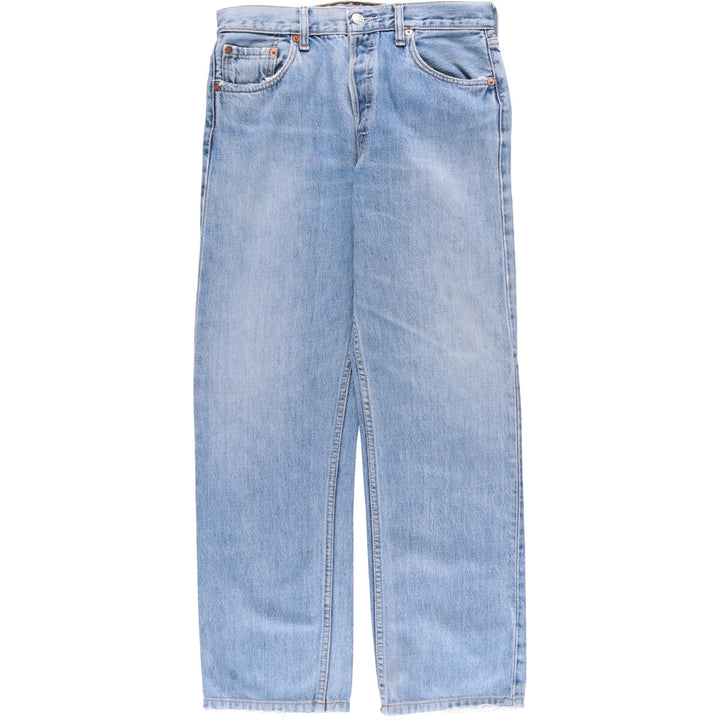 00'S Levi's 501-0108 straight denim pants for men, size w29 cotton blue type Vintage Second Hand