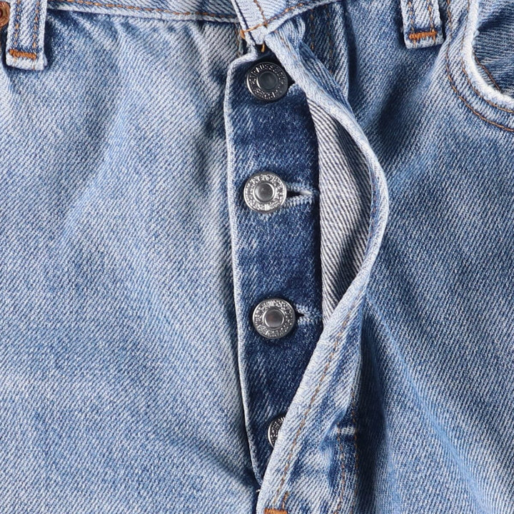 00'S Levi's 501-0108 straight denim pants for men, size w29 cotton blue type Vintage Second Hand