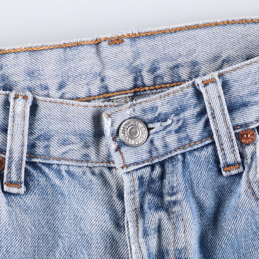 00'S Levi's 501-0108 straight denim pants for men, size w29 cotton blue type Vintage Second Hand