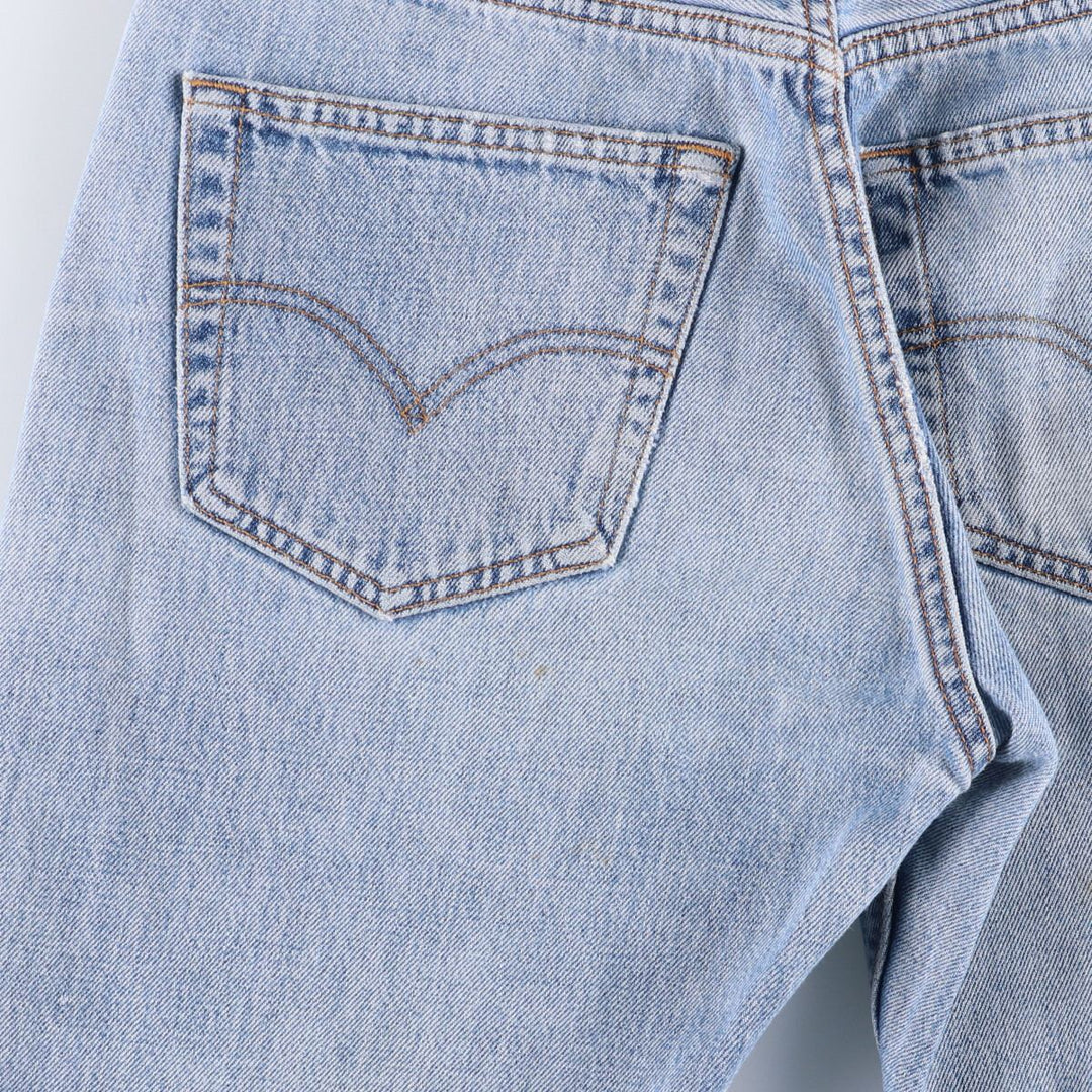00'S Levi's 501-0108 straight denim pants for men, size w29 cotton blue type Vintage Second Hand