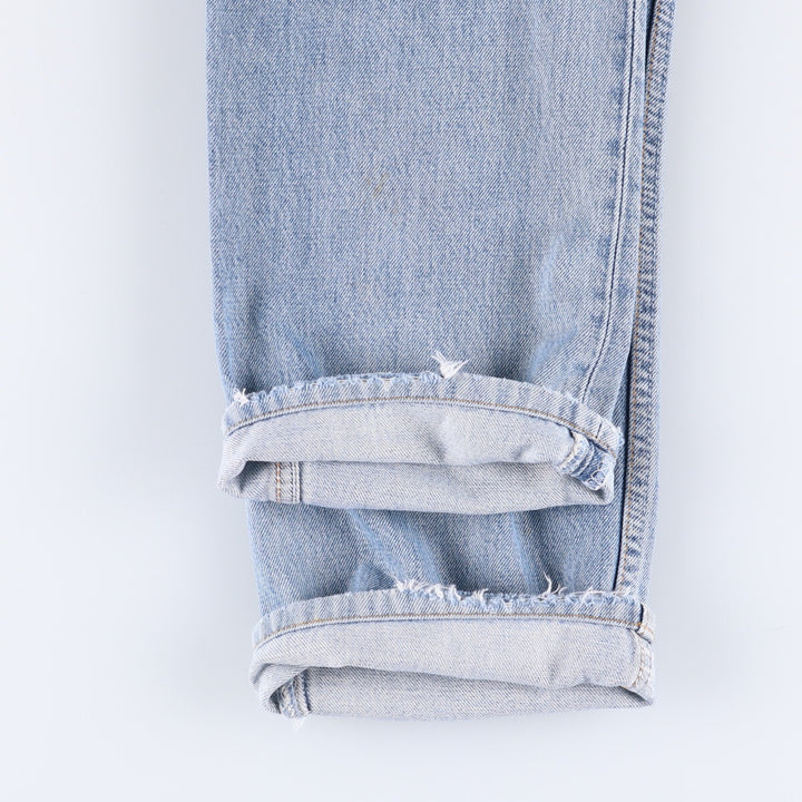 00'S Levi's 501-0108 straight denim pants for men, size w29 cotton blue type Vintage Second Hand