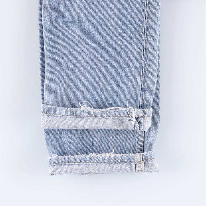 00'S Levi's 501-0108 straight denim pants for men, size w29 cotton blue type Vintage Second Hand