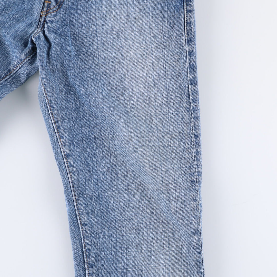 00'S Levi's 15501-0574 Straight denim pants for men, size W32 cotton blue type Vintage Second Hand