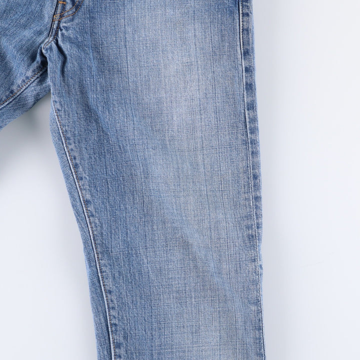 00'S Levi's 15501-0574 Straight denim pants for men, size W32 cotton blue type Vintage Second Hand