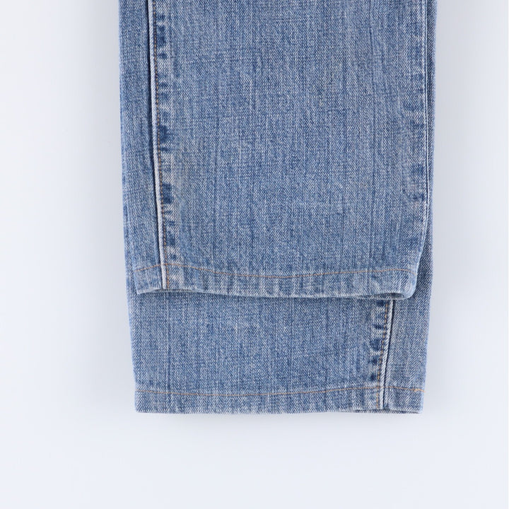 00'S Levi's 15501-0574 Straight denim pants for men, size W32 cotton blue type Vintage Second Hand