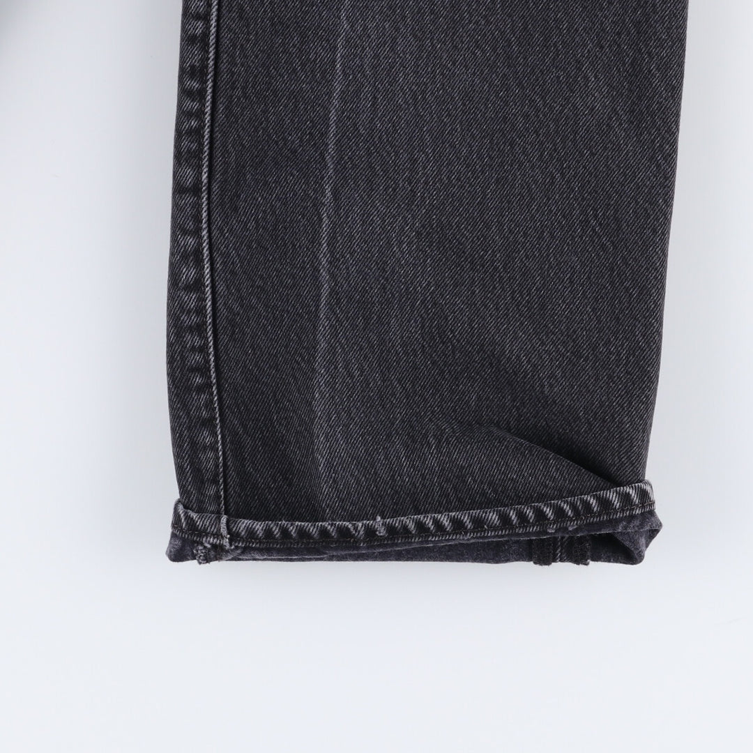 Levi's 501 Black Denim Straight Denim Pants for Men, W35 cotton black type Vintage Second Hand