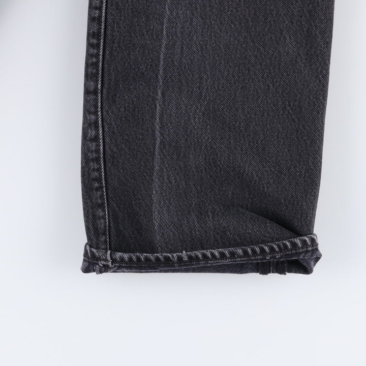 Levi's 501 Black Denim Straight Denim Pants for Men, W35 cotton black type Vintage Second Hand