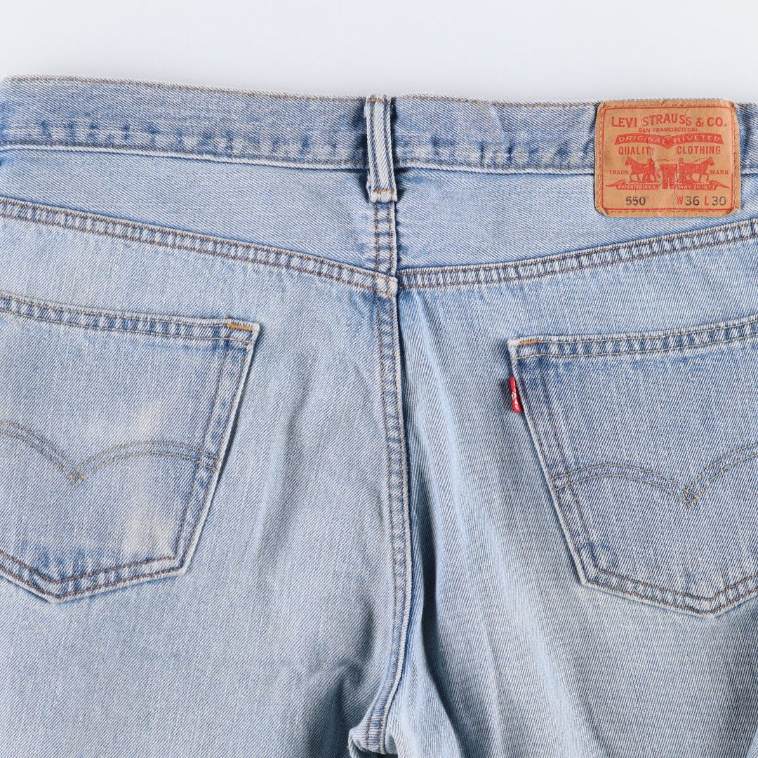 Levi's 550 Relaxed Fit Tapered Denim Pants Men's W37 Vintage cotton blue type Vintage Second Hand