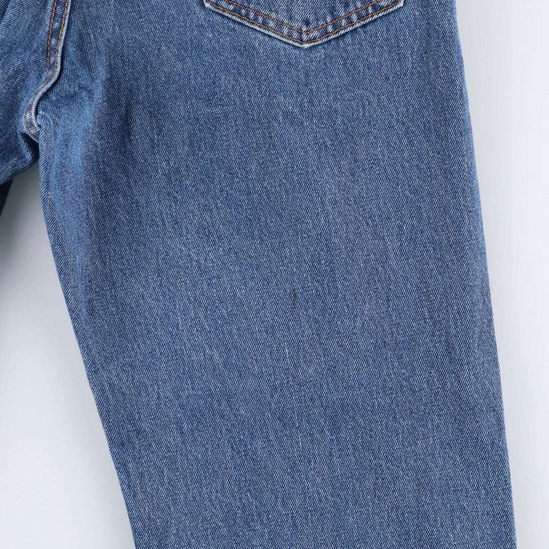Levi's 550 tapered denim pants for men, size w35 cotton blue type Vintage Second Hand