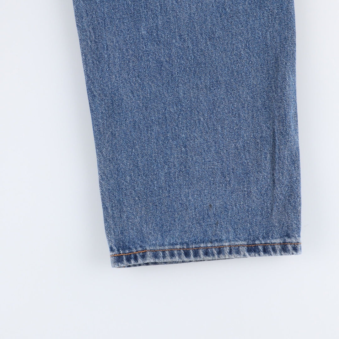 Levi's 550 tapered denim pants for men, size w35 cotton blue type Vintage Second Hand