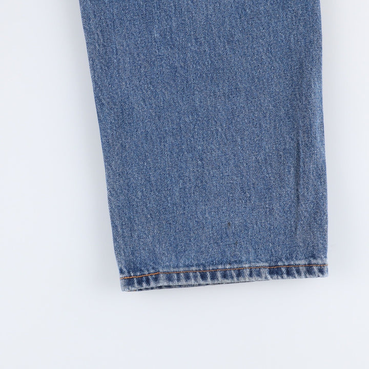 Levi's 550 tapered denim pants for men, size w35 cotton blue type Vintage Second Hand