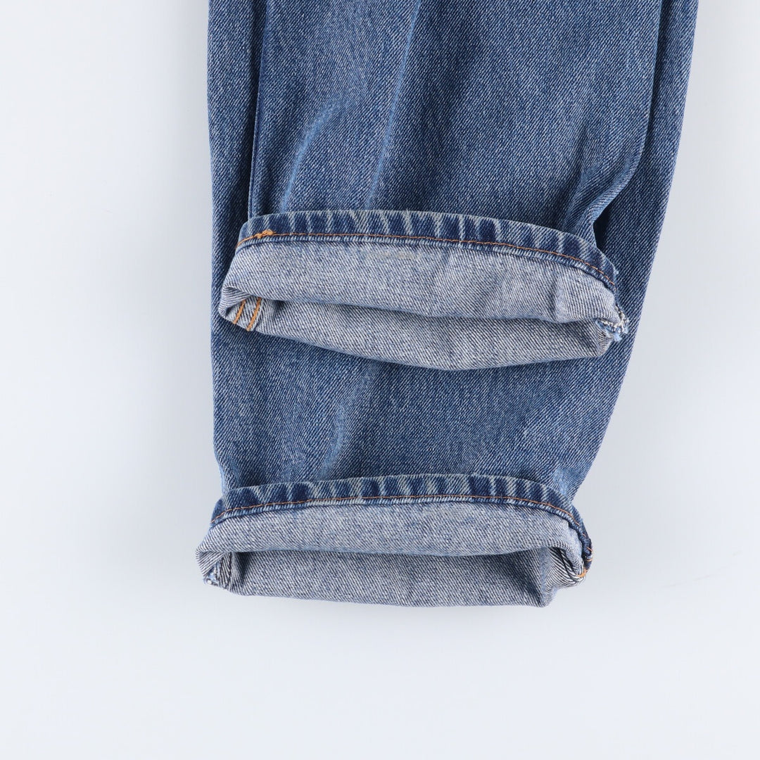Levi's 550 tapered denim pants for men, size w35 cotton blue type Vintage Second Hand