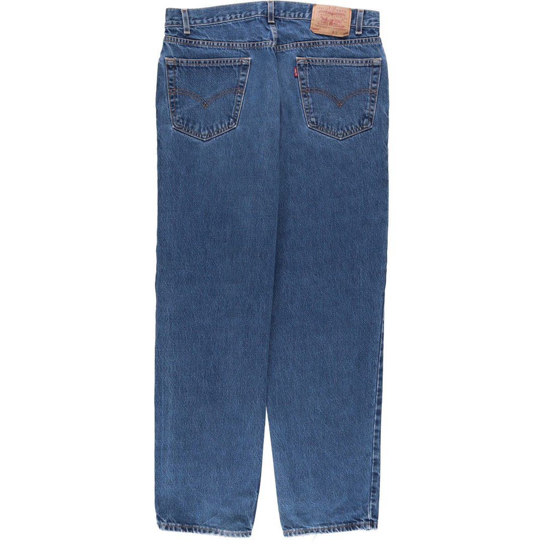 90'S Levi's 550 Relaxed Fit Tapered Denim Pants Men's W35 Vintage cotton blue type Vintage Second Hand