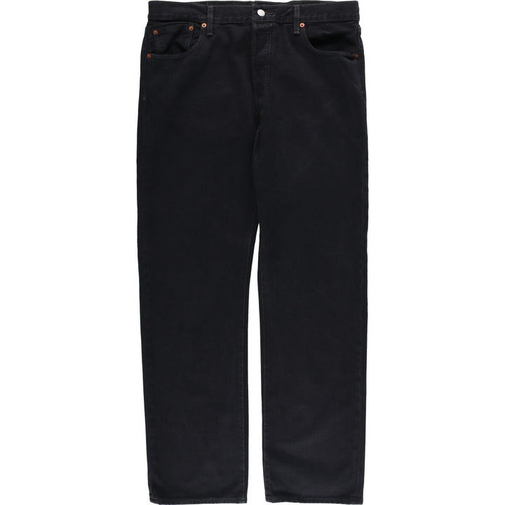 Levi's 501 Black Denim Straight Denim Pants for Men, W37 cotton black type Vintage Second Hand