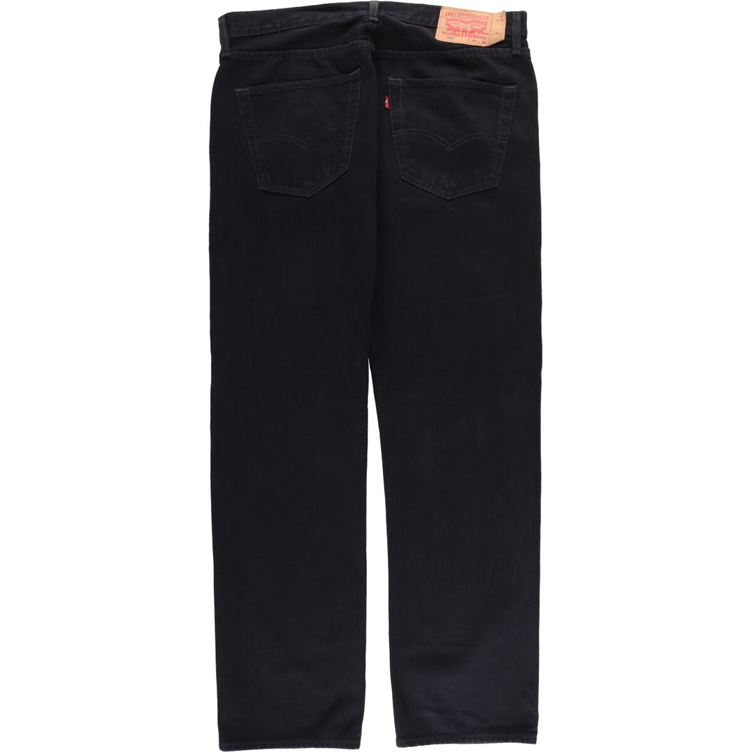 Levi's 501 Black Denim Straight Denim Pants for Men, W37 cotton black type Vintage Second Hand