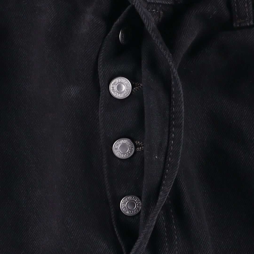 Levi's 501 Black Denim Straight Denim Pants for Men, W37 cotton black type Vintage Second Hand