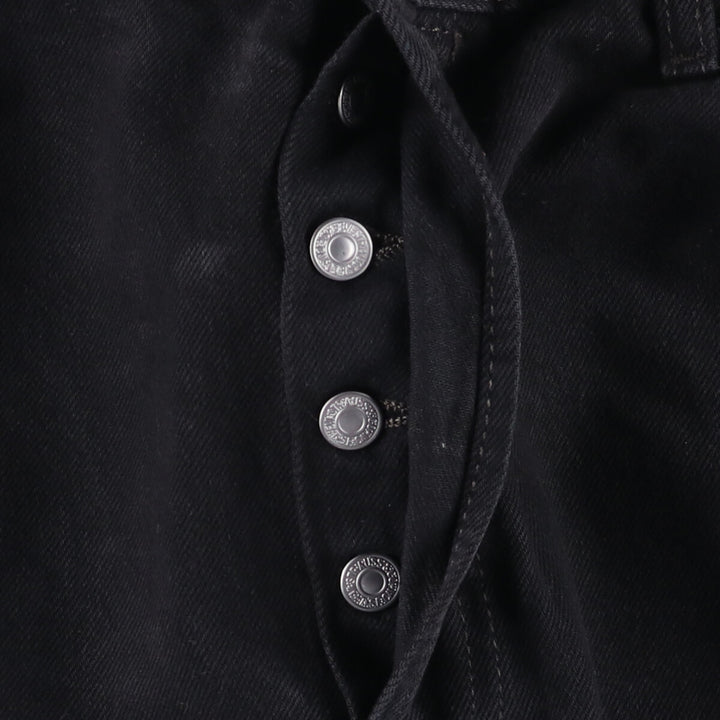 Levi's 501 Black Denim Straight Denim Pants for Men, W37 cotton black type Vintage Second Hand