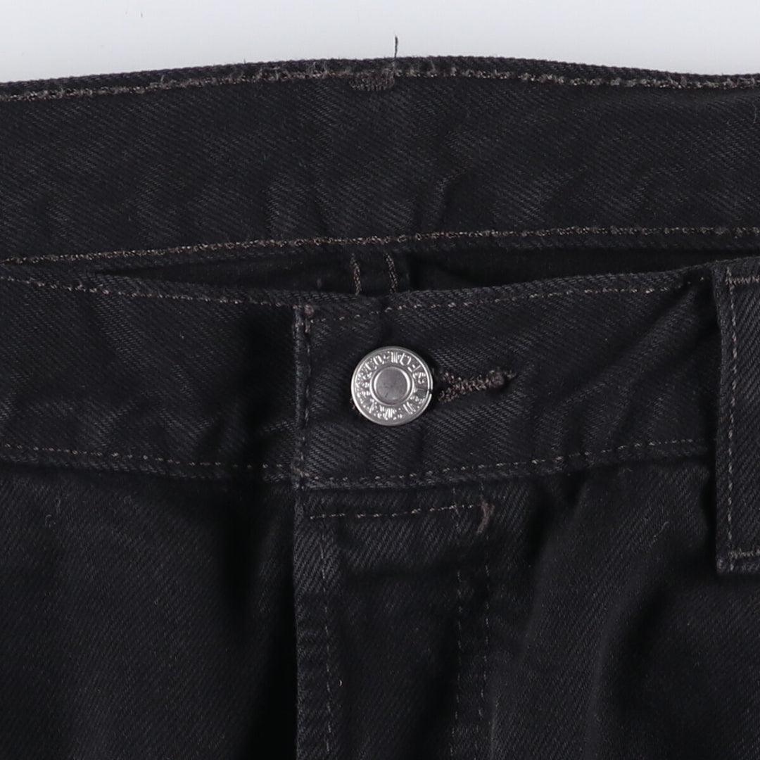 Levi's 501 Black Denim Straight Denim Pants for Men, W37 cotton black type Vintage Second Hand