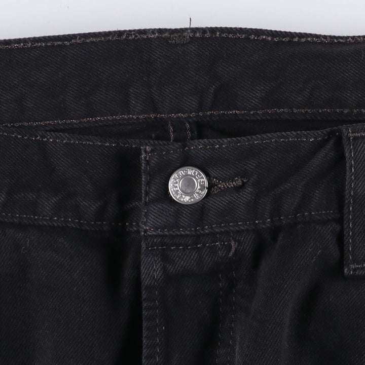 Levi's 501 Black Denim Straight Denim Pants for Men, W37 cotton black type Vintage Second Hand