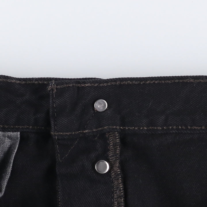 Levi's 501 Black Denim Straight Denim Pants for Men, W37 cotton black type Vintage Second Hand