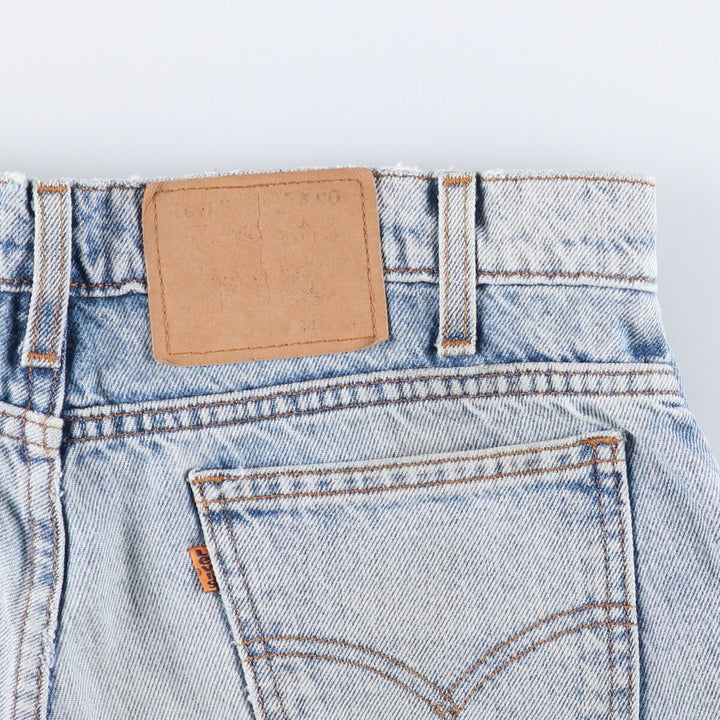 90'S Levi's 550 Relaxed Fit Tapered Leg Denim Pants with Orange Tab, Men's Size 34 (Vintage) unclear blue type Vintage Second Hand