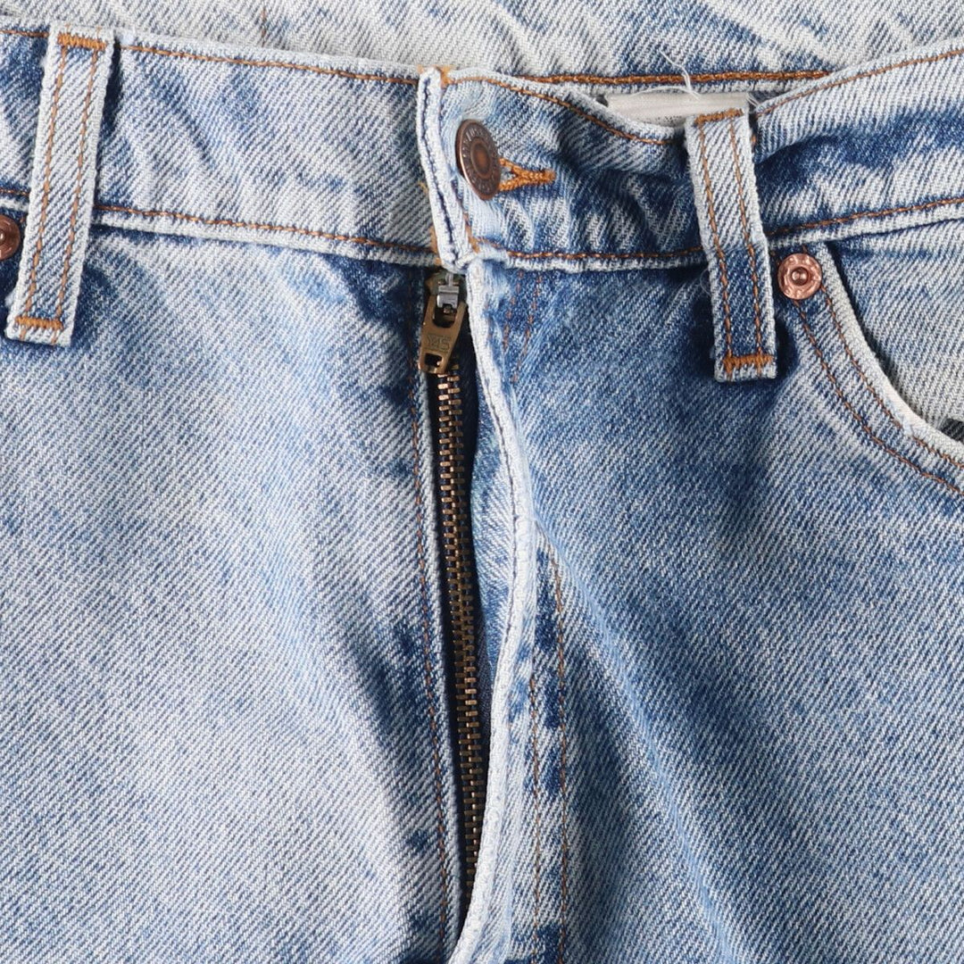 90'S Levi's 550 Relaxed Fit Tapered Leg Denim Pants with Orange Tab, Men's Size 34 (Vintage) unclear blue type Vintage Second Hand