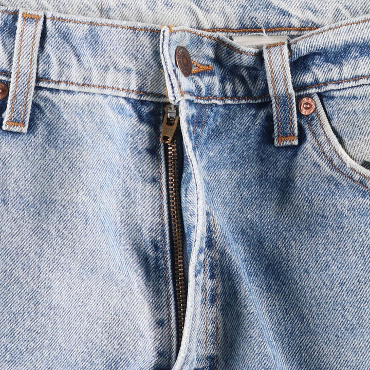 90'S Levi's 550 Relaxed Fit Tapered Leg Denim Pants with Orange Tab, Men's Size 34 (Vintage) unclear blue type Vintage Second Hand