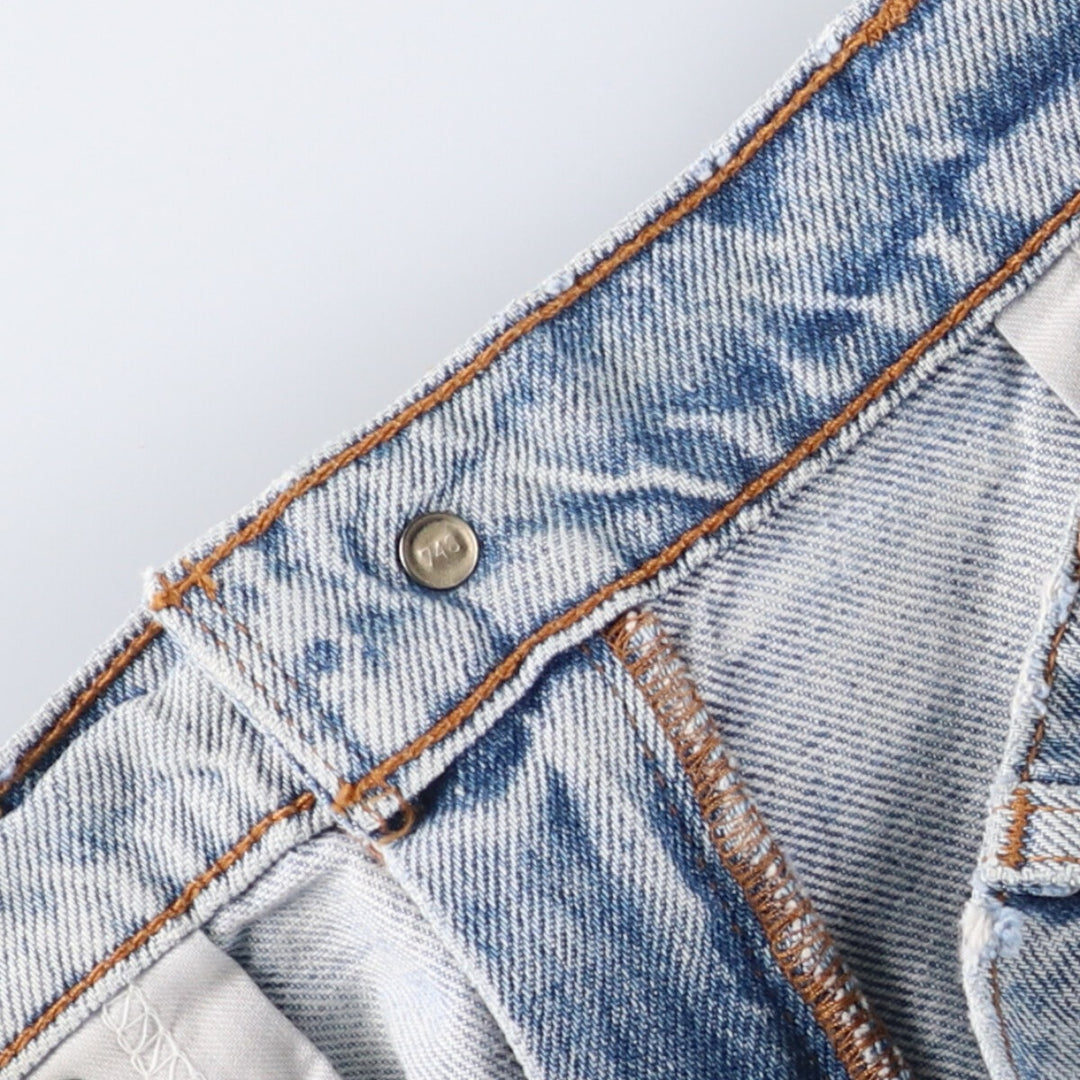 90'S Levi's 550 Relaxed Fit Tapered Leg Denim Pants with Orange Tab, Men's Size 34 (Vintage) unclear blue type Vintage Second Hand