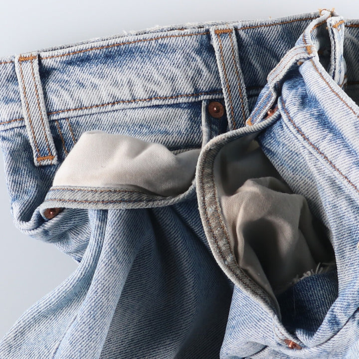 90'S Levi's 550 Relaxed Fit Tapered Leg Denim Pants with Orange Tab, Men's Size 34 (Vintage) unclear blue type Vintage Second Hand