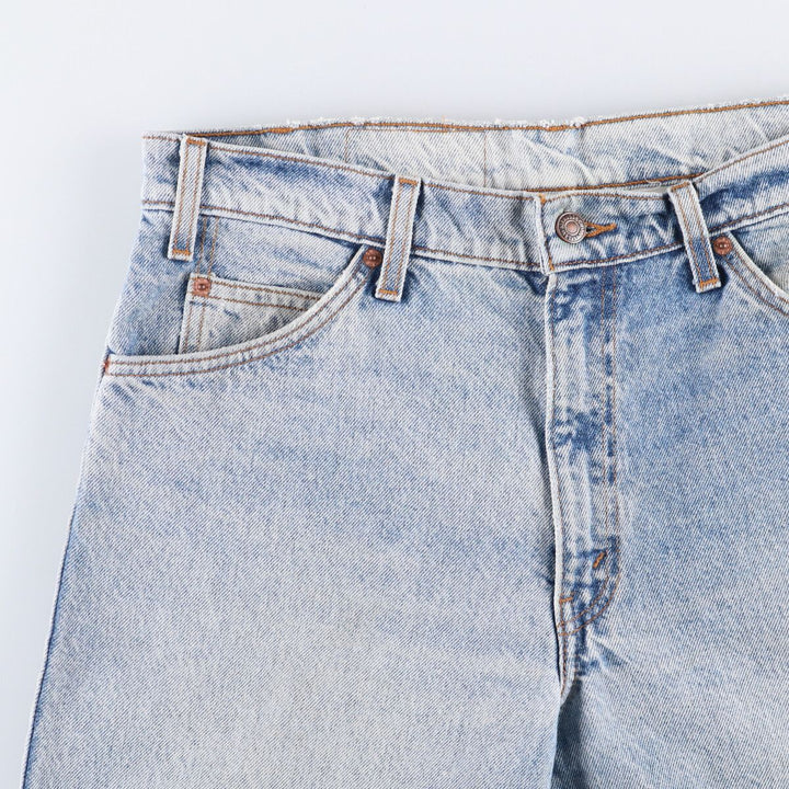 90'S Levi's 550 Relaxed Fit Tapered Leg Denim Pants with Orange Tab, Men's Size 34 (Vintage) unclear blue type Vintage Second Hand
