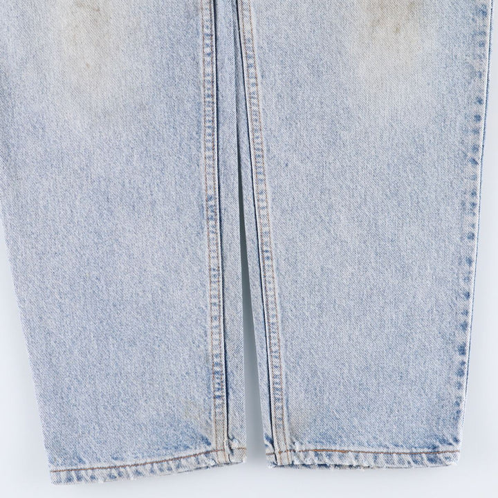 90'S Levi's 550 Relaxed Fit Tapered Leg Denim Pants with Orange Tab, Men's Size 34 (Vintage) unclear blue type Vintage Second Hand