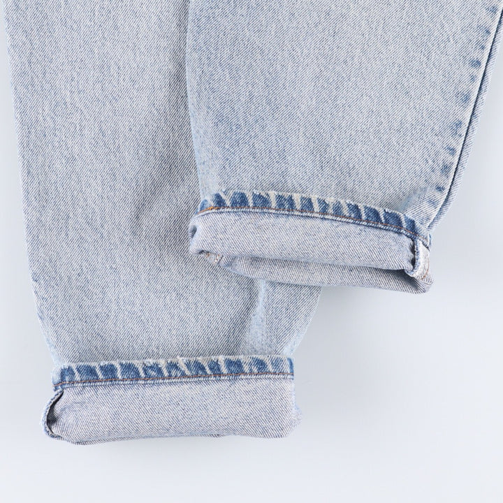 90'S Levi's 550 Relaxed Fit Tapered Leg Denim Pants with Orange Tab, Men's Size 34 (Vintage) unclear blue type Vintage Second Hand