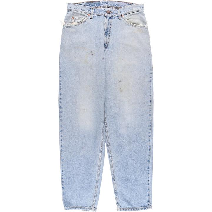 90'S Levi's 560 loose fit tapered leg denim pants, men's size W32, vintage cotton blue type Vintage Second Hand