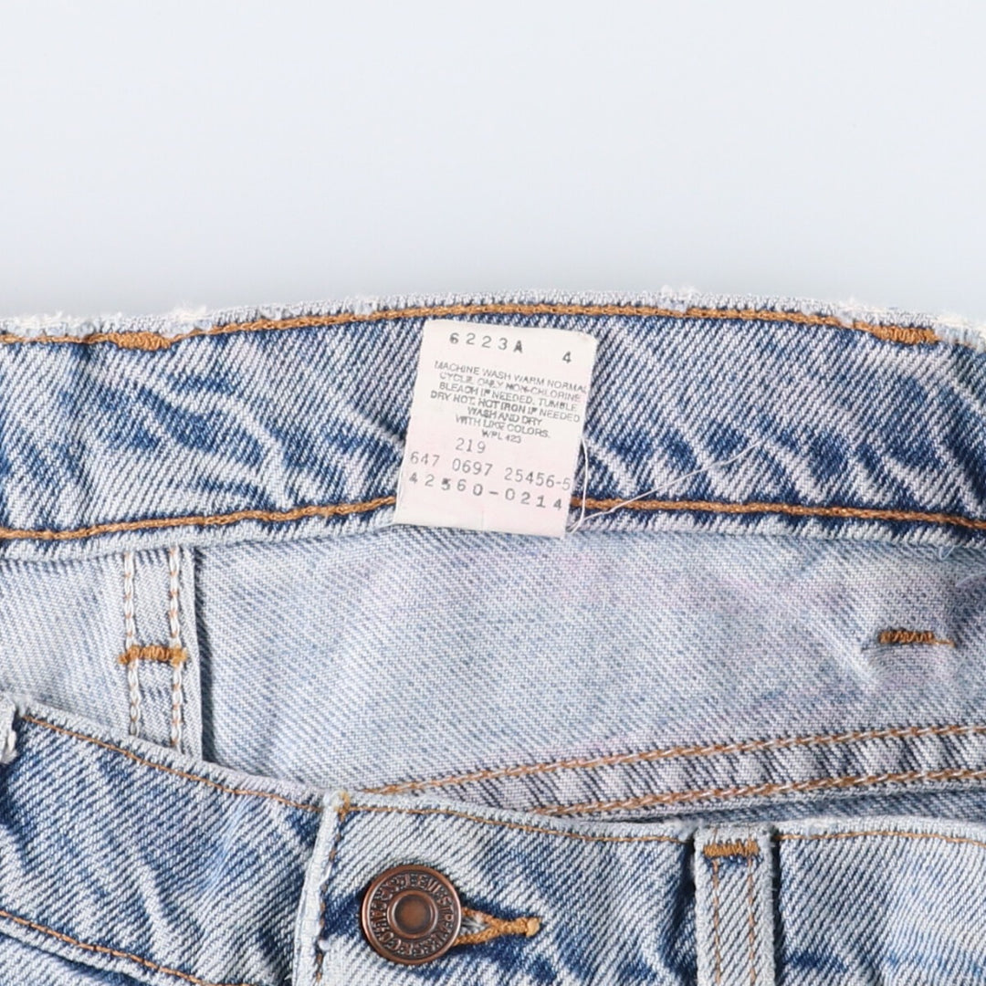 90'S Levi's 560 loose fit tapered leg denim pants, men's size W32, vintage cotton blue type Vintage Second Hand
