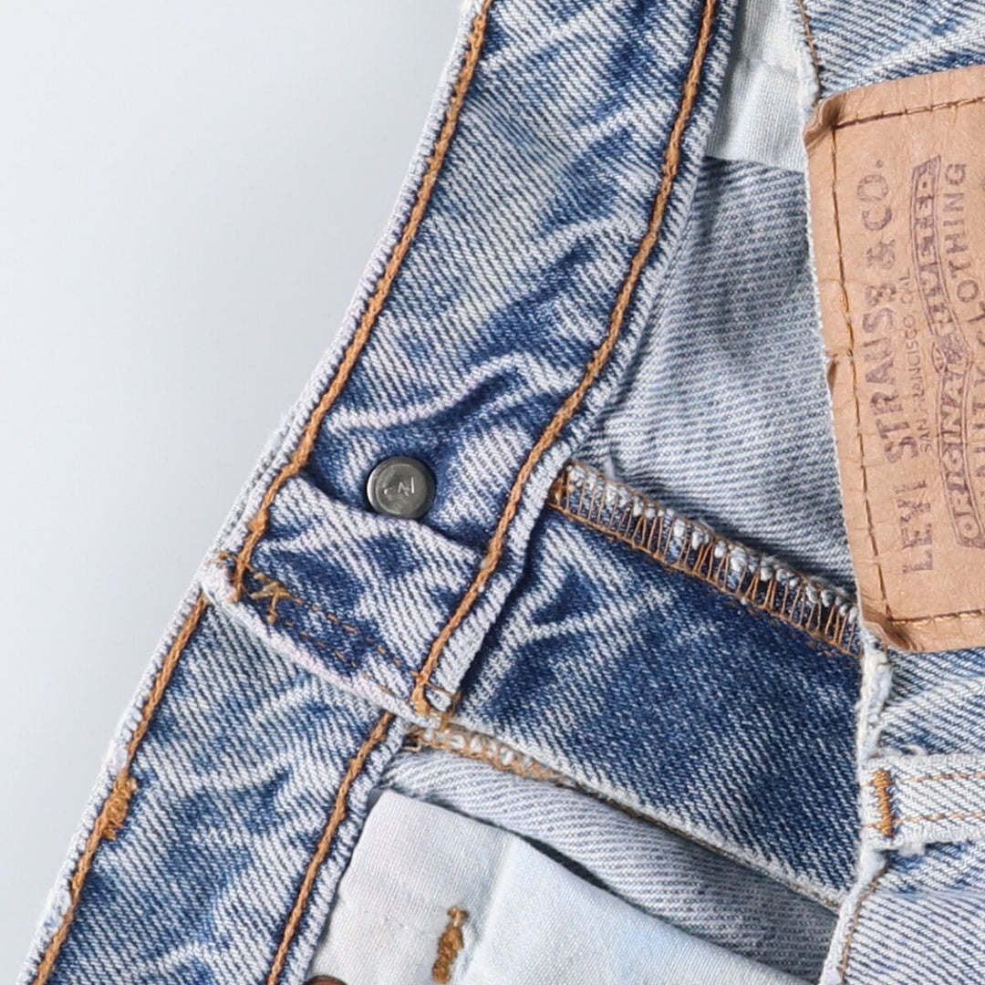 90'S Levi's 560 loose fit tapered leg denim pants, men's size W32, vintage cotton blue type Vintage Second Hand