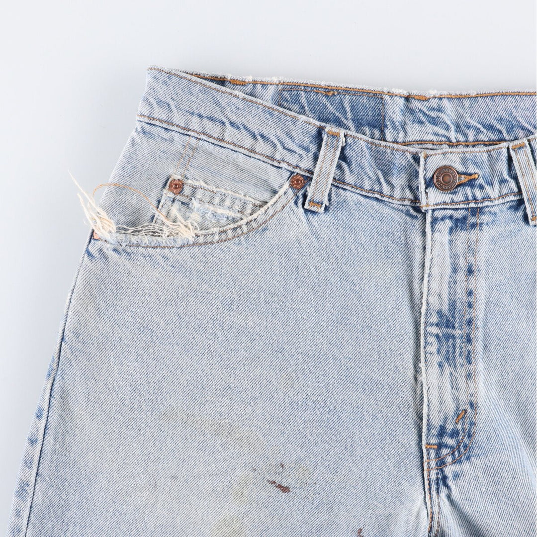 90'S Levi's 560 loose fit tapered leg denim pants, men's size W32, vintage cotton blue type Vintage Second Hand