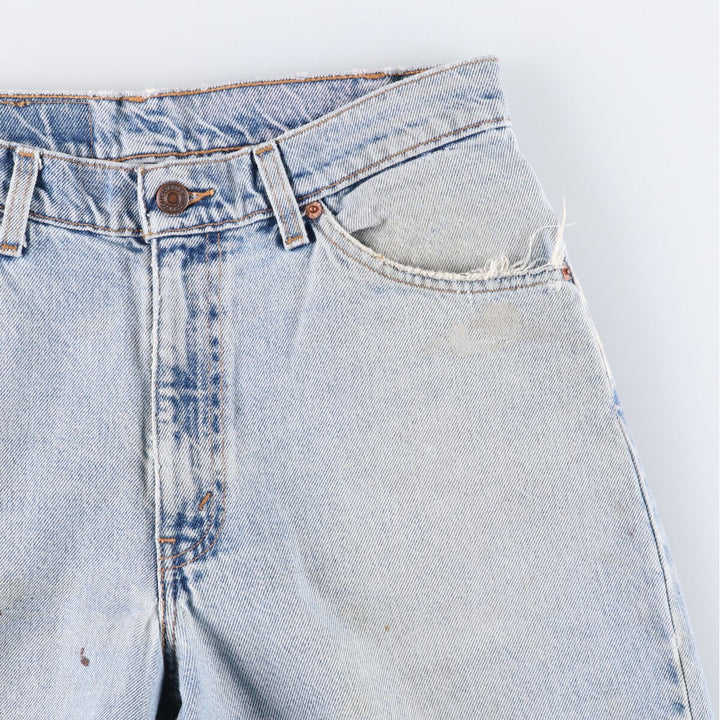 90'S Levi's 560 loose fit tapered leg denim pants, men's size W32, vintage cotton blue type Vintage Second Hand