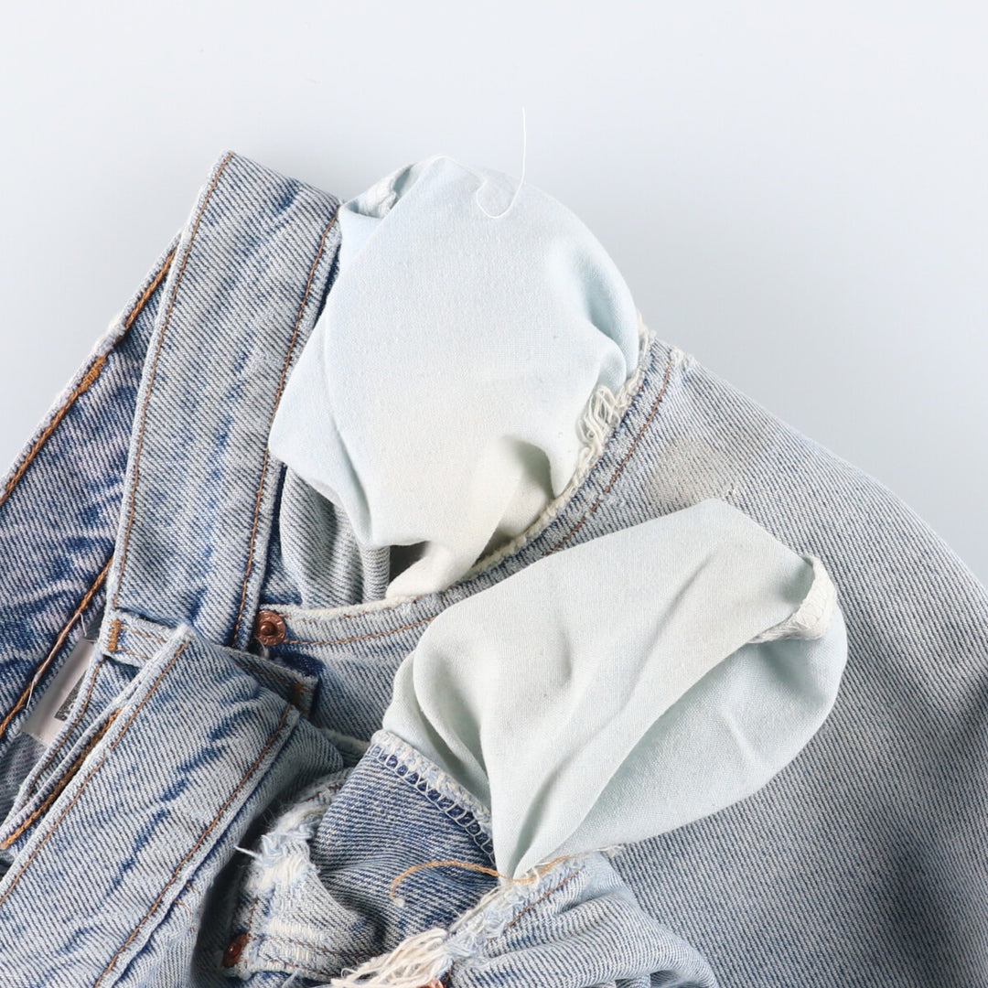 90'S Levi's 560 loose fit tapered leg denim pants, men's size W32, vintage cotton blue type Vintage Second Hand