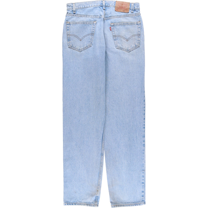 00'S Levi's 550 Relaxed Fit Tapered Denim Pants Men's W34 cotton blue type Vintage Second Hand