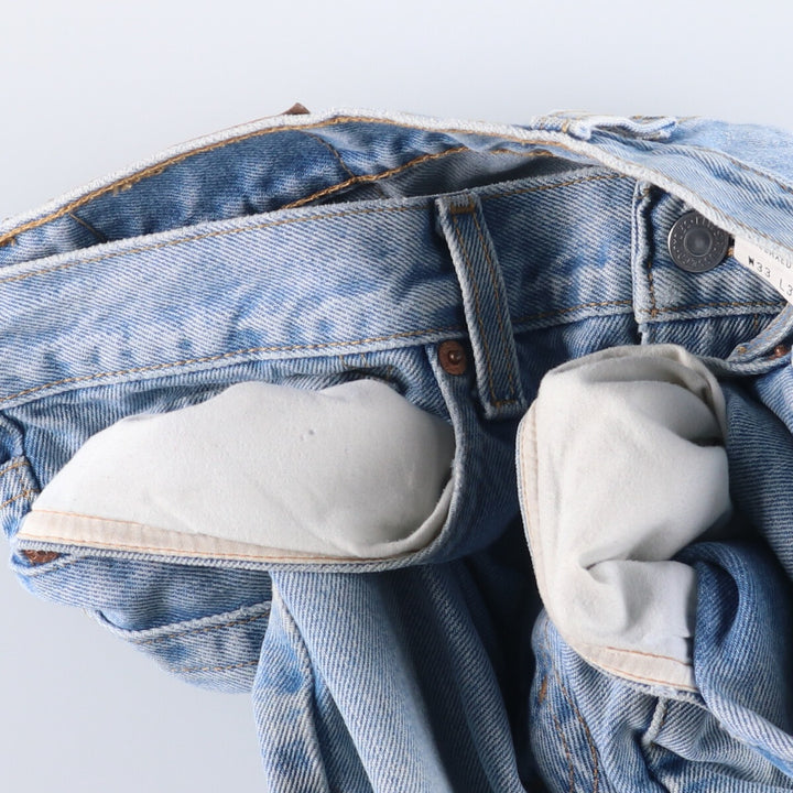 00'S Levi's 550 Relaxed Fit Tapered Denim Pants Men's W34 cotton blue type Vintage Second Hand