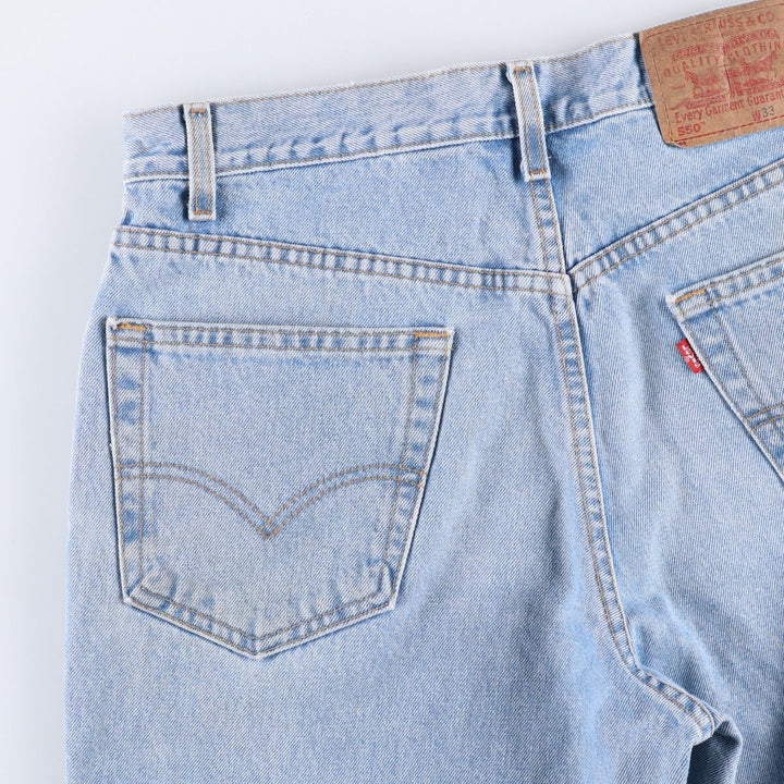 00'S Levi's 550 Relaxed Fit Tapered Denim Pants Men's W34 cotton blue type Vintage Second Hand